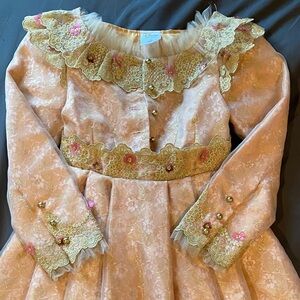 Disney Pink and Gold Lace Kids Costume